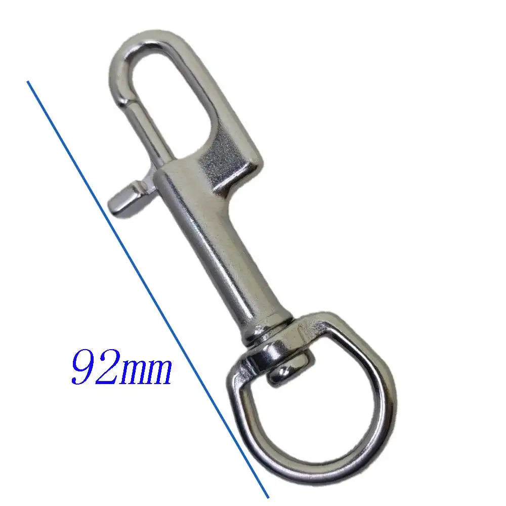 1/3/5pcs 92mm Heavy Duty Marine-Grade 316 Stainless Steel Swivel Eye Bolt Snap for Marine Boat Scuba Diving Safety Snap Hook Oasis Select