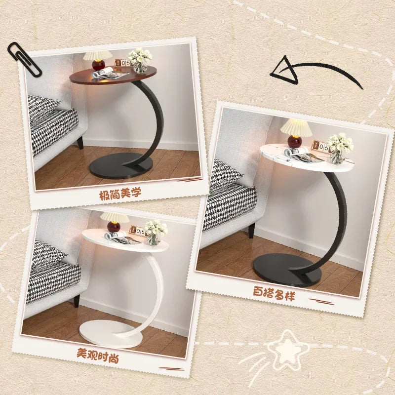 Bedside shelf, small round table, sofa side table, coffee table, bedside table Oasis Select