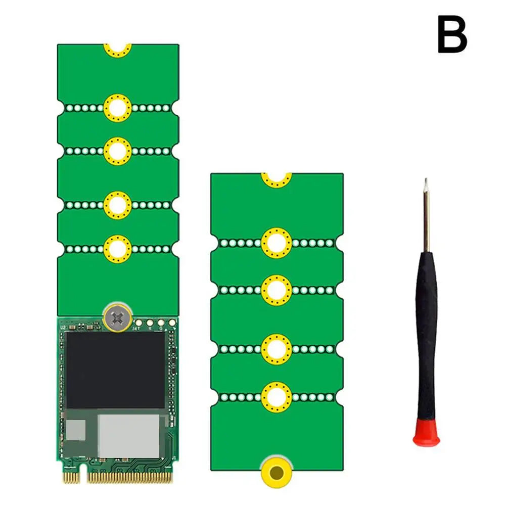 NGFF M.2 SSD Adapter 2230/2242/2260 to 2280 Converter Card