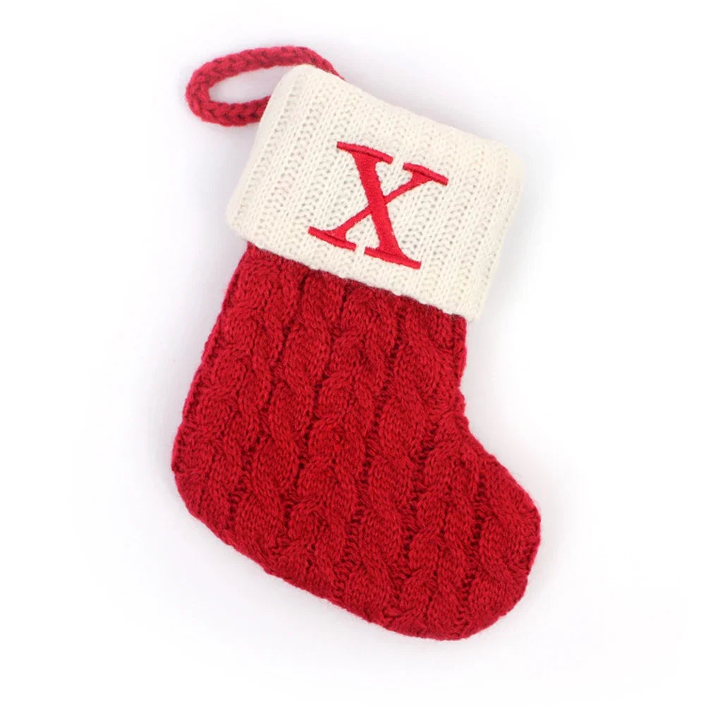Xmas Socks Christmas Stocking High Capacity Decorations Red White 2022 Christmas Decorations Socks Merry Christmas Oasis Select X China Mainland