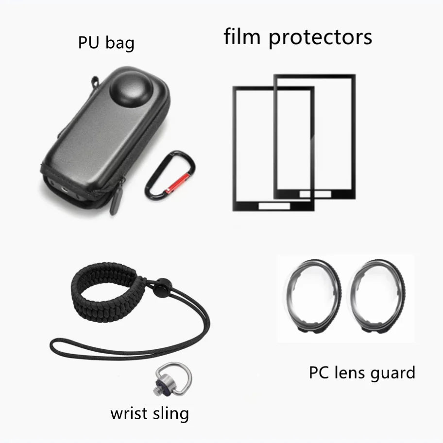 Insta360 X4 Air Protective Case, Lens Guard & Screen Protector Kit