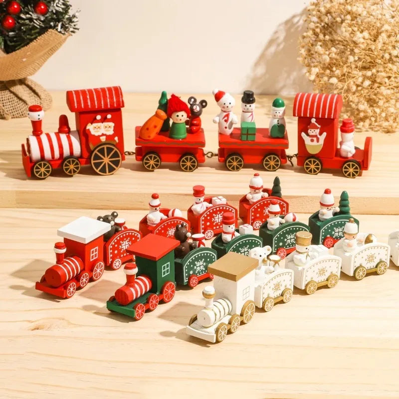 Christmas Decorations for Home Cristmas Ornament Christmas Train Merry Xmas Navidad Noel Gifts Happy New Year Oasis Select