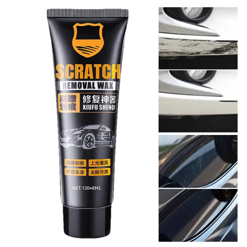 Car Scratch Removal Wax 128ml Car Paint Scratch Removal Wax With Sponge auto Scratch Remove Marks Reconditioning Repair Cream Oasis Select