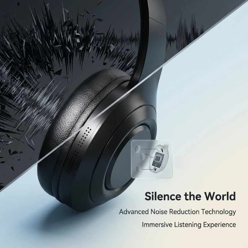 Bluetooth 5.3 Headsets Gaming Headphones Dual Mode Wireless Earphones Foldable Noise Reduction Music Headsets For iPhone Xiaomi Oasis Select