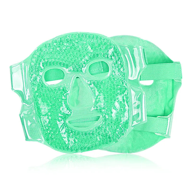 Reusable Facial Gel Ice Pack Mask – Hot & Cold Compress Beauty