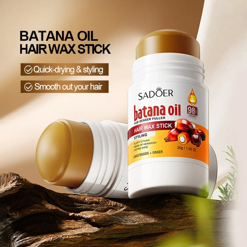 Batana Hair Wax Stick with Jojoba Oil – 30g Styling Wax