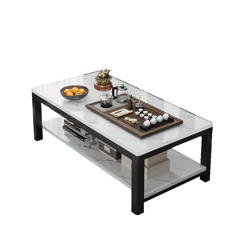 Tea table, living room, household, small apartment, next to sofa, office, marble patterned color tea table, tea table Oasis Select