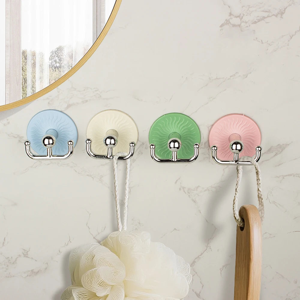 Heavy Duty Suction Cup Hooks No Drill Wall Hangers For Bathroom Kitchen Clothes Towels Multi Purpose Space Saving Organization Oasis Select