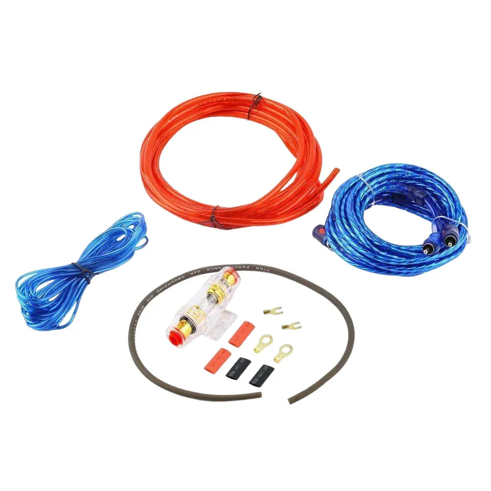 1500W Car Amplifier Wiring Kit – 8GA RCA Cable & 60A Fuse Amplifier Wiring Kit Oasis Select set spain