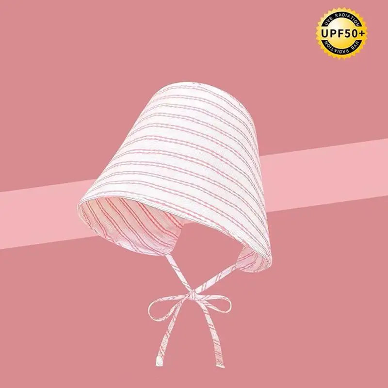 Womens Wide Brim Fisherman Hat Foldable Sun Protection Bucket Cap With Stripes For Holiday Outdoor Use Oasis Select Pink one size