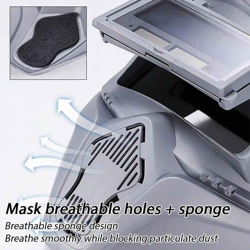 True Color Auto-Darkening Welding Helmet | Flip-Up Goggles