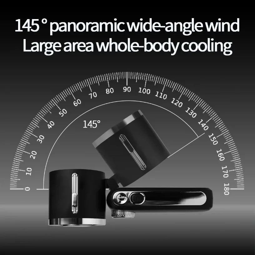 3 In 1 Foldable Handheld Fan Semiconductor Cooling 16°C Ice Wind 100 Speed 3600mAh LED Display Portable Fan For Outdoor Office Oasis Select
