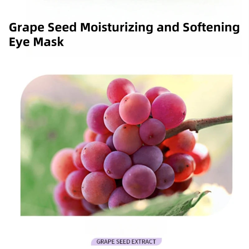 60 Grape Seed Hydrating Eye Patches – Collagen & Witch Hazel Eye Care Patches Oasis Select