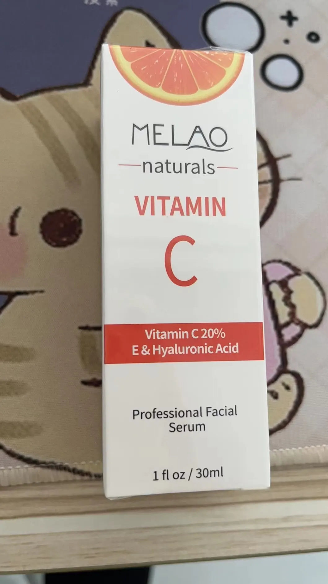 MELAO Vitamin C Face Serum 30ml | Brightening & Hyaluronic Acid