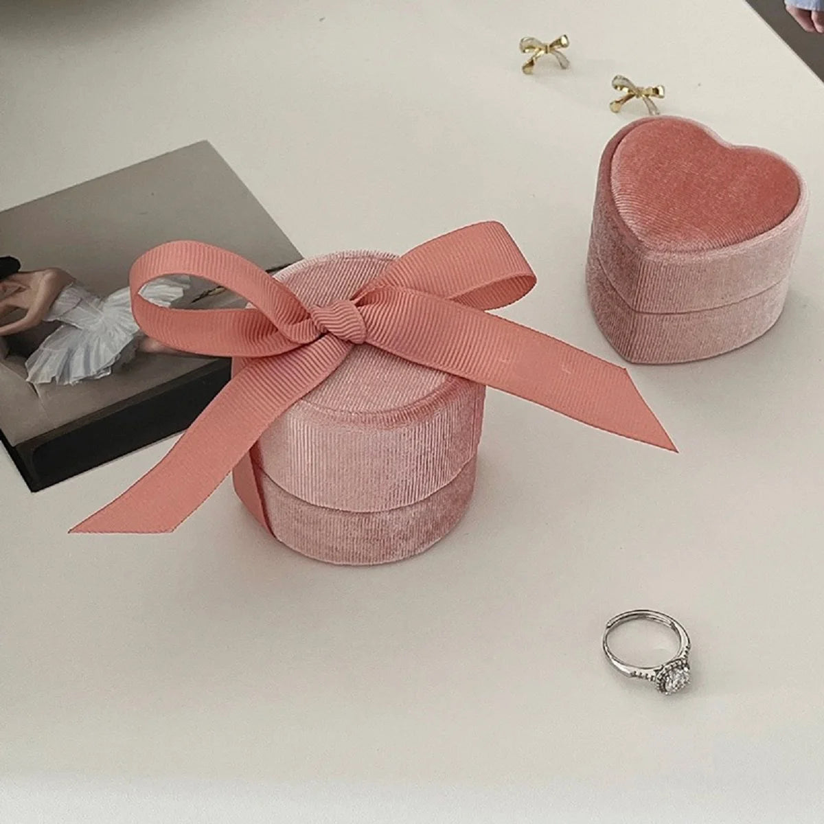 1pc Premium Jewelry Ring Storage Gift Box Vintage Ring Display Holder Case for wedding ceremony Proposal Engagement Oasis Select