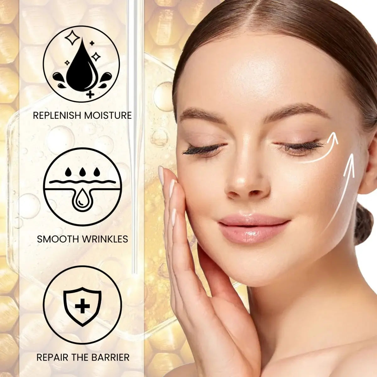 Facial Serum Vitamin C Liquid Serum Anti-Aging Whitening VC Serum Oil Hyaluronic Acid Face Serum Anti-Wrinkle Skin Care Serum Oasis Select