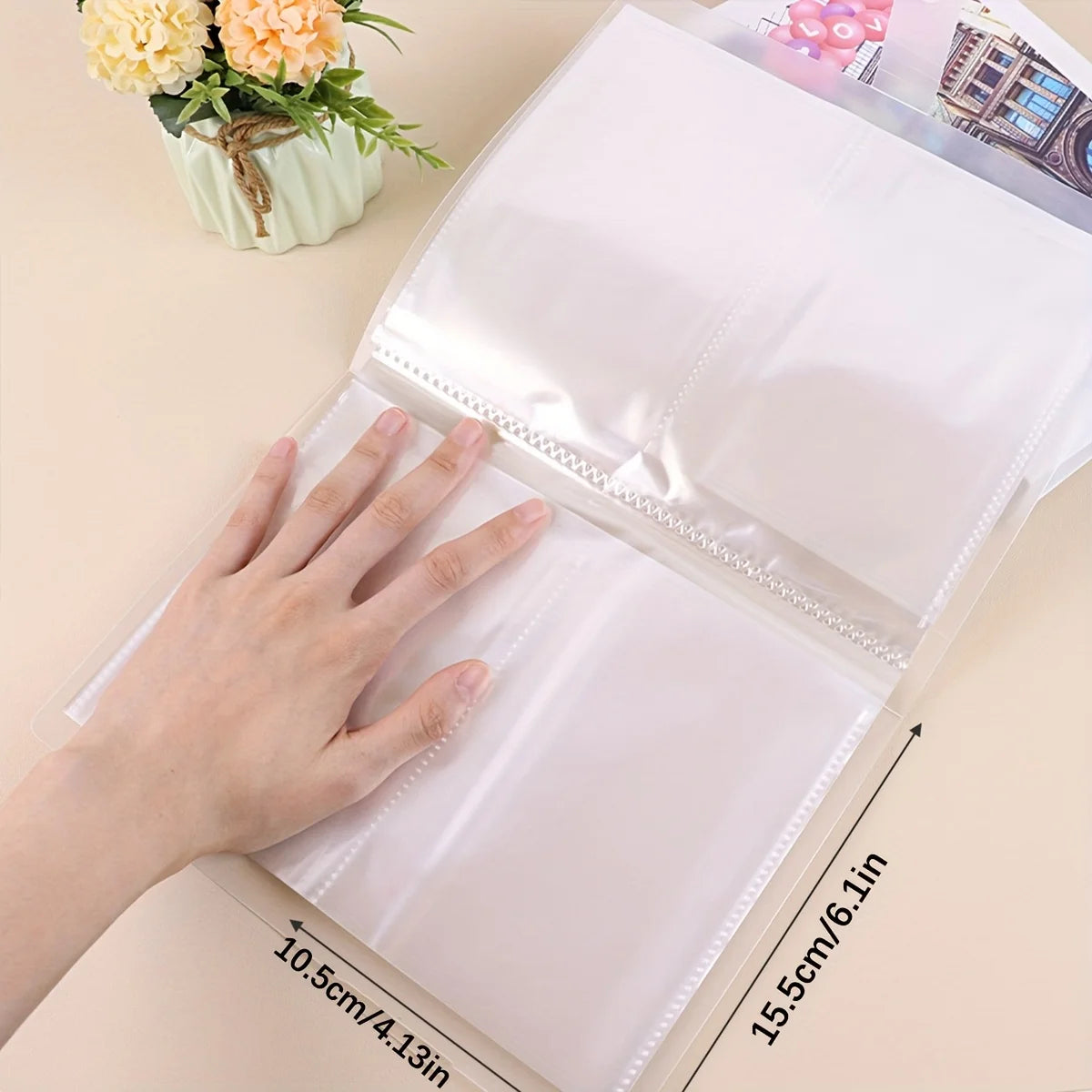 Large-capacity photo album 80-200 slots, can hold 6in photos for instant photos and postcards, to capture life and keep memories Oasis Select