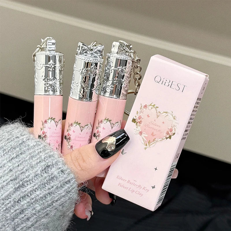 QIBEST Velvet Matte Liquid Lipstick | 4 Nude Shades | Long-Lasting