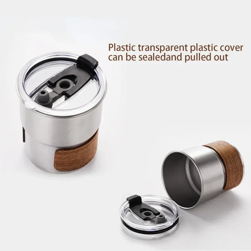 Stainless Steel Coffee Camping Mug with Lid Portable Heat Resistant Mug for Outdoor Picnic Camping Fishing Oasis Select