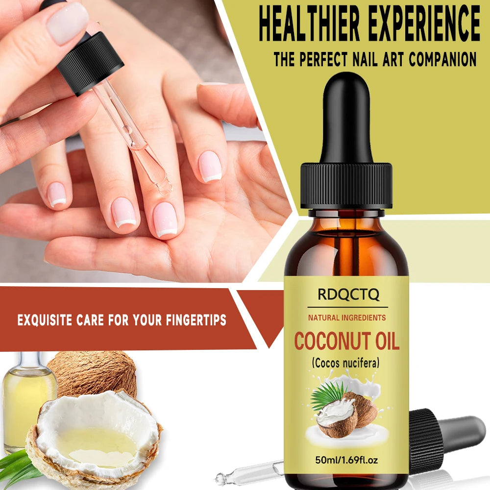 RDQCTQ Coconut Oil – Natural Hair & Skin Moisturizer Natural Hair & Skin Oil Oasis Select