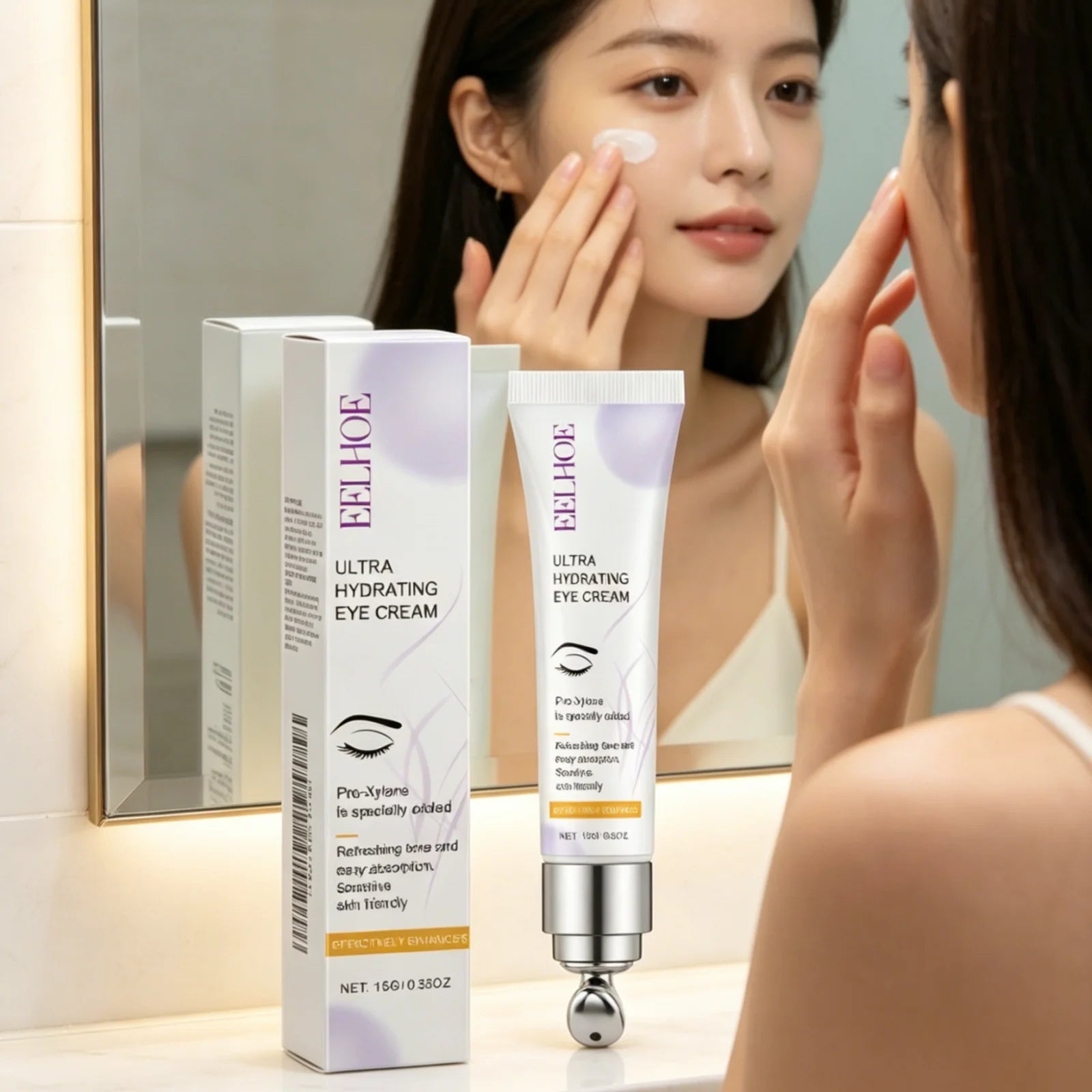 EELHOE Ultra Hydrating Eye Cream Deep Nourishing Reduce Fine Lines Eliminate Puffiness Anti Aging Fast Absorbing Eye Moisturizer Oasis Select