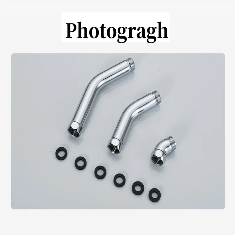 Shower Head Elbow Adapter G1/2 Connections Shower Arm Extension Angle 135° Elbow Hand Shower Top Spray Elbow Connector Oasis Select