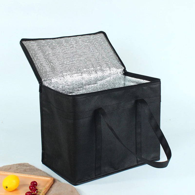 Extra Large Capacity Insulated Bag Aluminum Foil Thickened Ice Pack Large Capacity Thickened Takeaway Insulated Bag Fresh-Keepin Oasis Select