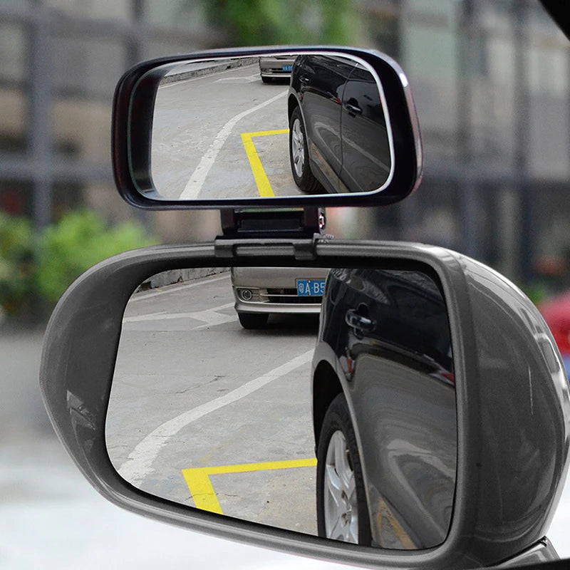 Car Blind Spot Mirror Adjustable Convex Rearview Mirror Wide Angle Mirror For Safety Parking Car Mirror Oasis Select
