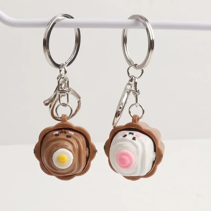 Cute Squishy Clicker Keychain – Slow Rebound Fidget Toy Pendant Novelty Fidget Keychain Oasis Select