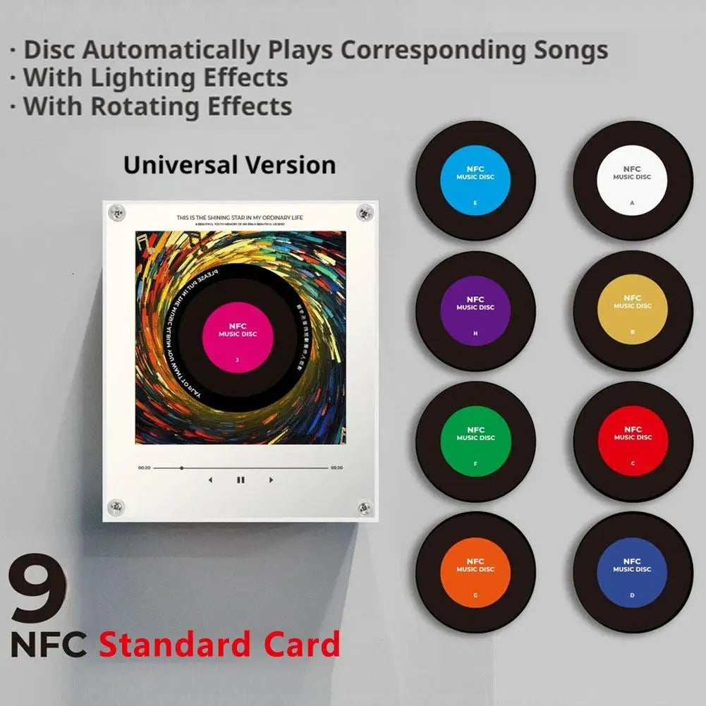 NFC Fridge Music Player – Acrylic Night Light & Built-In Speaker