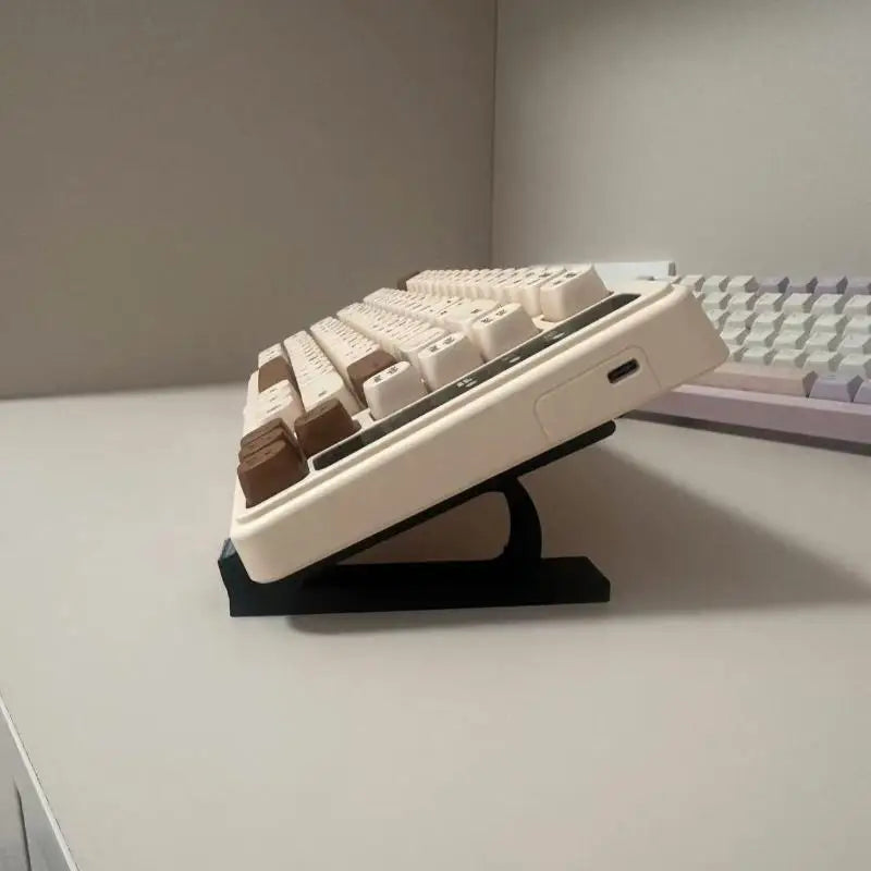 1 Pair Plastic Portable Keyboard Elevated Stand Adjustable Angle Keyboard Riser Computer Monitor Bracket Accessories Oasis Select