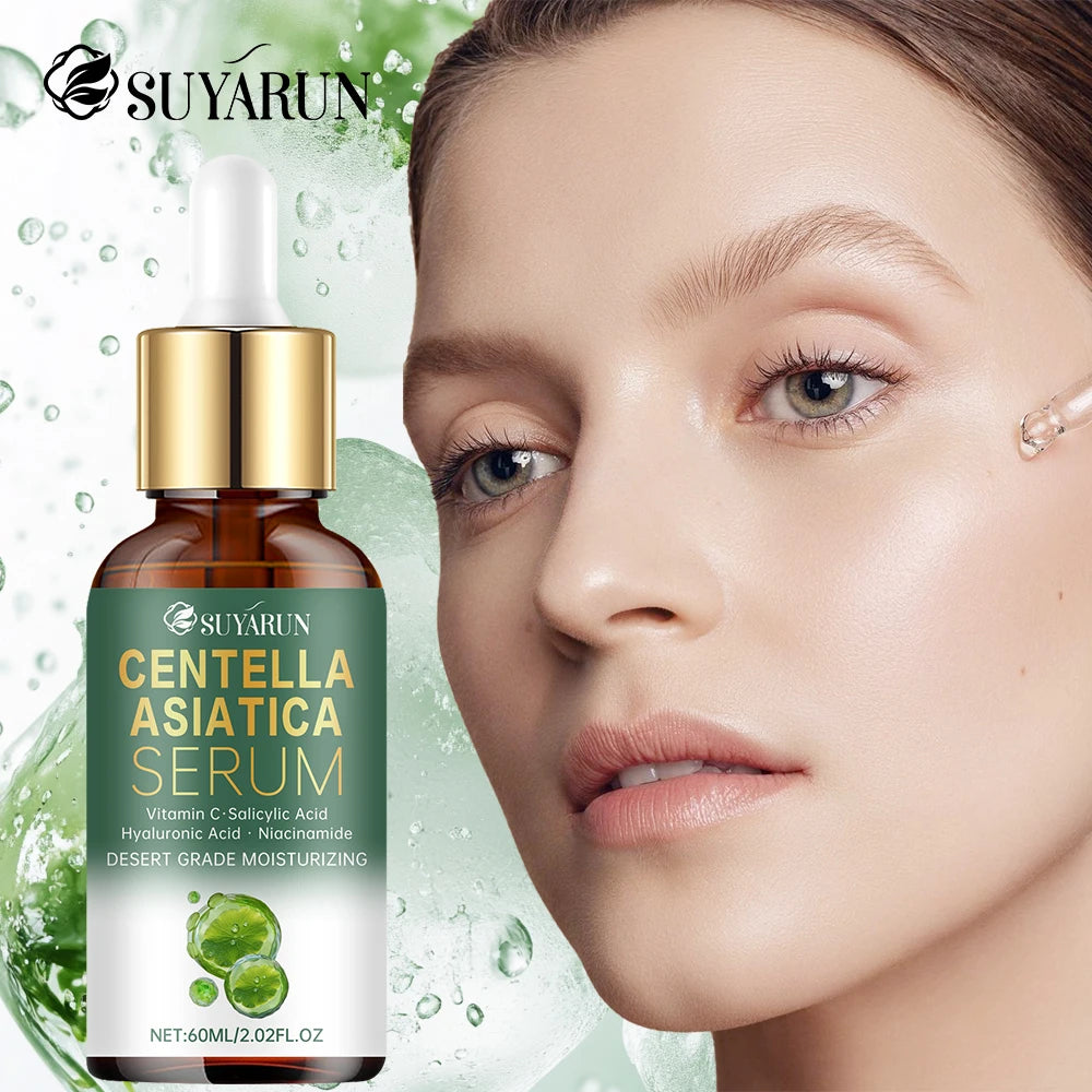 SUYARUN Premium Centella Asiatica Serum - Hydrating & Soothing Face Treatment for Acne, Redness & Anti-Aging | Natural Skin Care Oasis Select