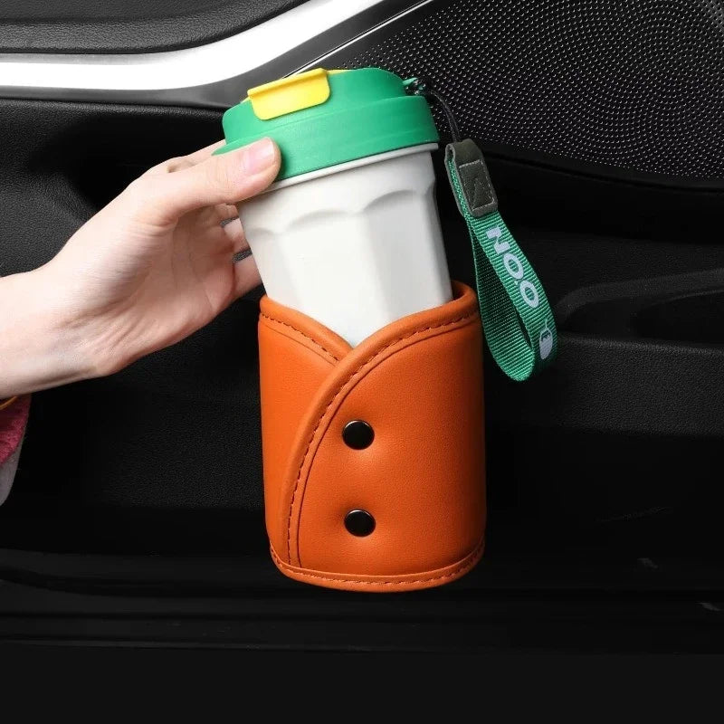 Car Water Cup Holder Multi-purpose Door Hanging Storage Box High-quality Car Cup Holder Universal Car Trash Can Auto Accessories Oasis Select