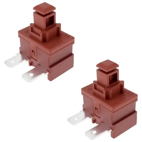 2pcs Power Switch Push Button Switch On-Off Power Button Switch Self-locking Switch For Miele C1 C2 C3 Vacuum Cleaner Oasis Select