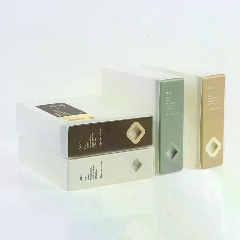 1PC CD Case 24 CD Capacity Storage Box For Bedroom Car Special CD Package CD Finishing Box Bedroom Car CD Case Oasis Select