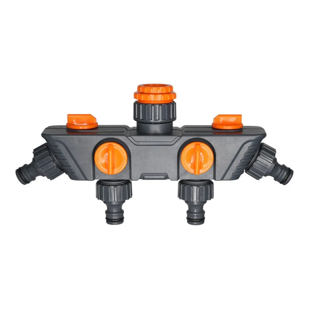 Four Independent Switches Hose Diverter Faucet Faucet Diverter Hose Connector Water Connector Pipe Splitter Tap Hose Connector Oasis Select Black