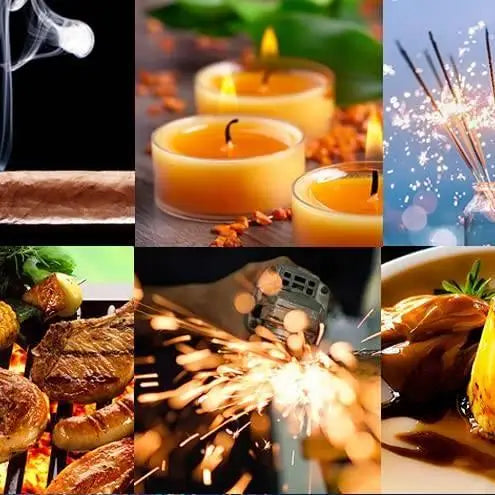 ProfessionalAdjustable Butane Torch Kitchen Blow Lighter Cooking Propane Creme Brulee Torch with Reverse for BBQ Baking Oasis Select