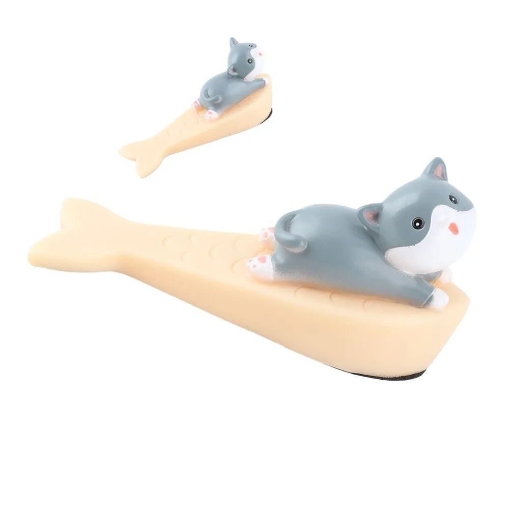Funny Portable Animal Door Stopper Hedgehog Collision Prevention Cute Door Stop Kittens Puppy Windproof Door Stopper Home Decor Oasis Select