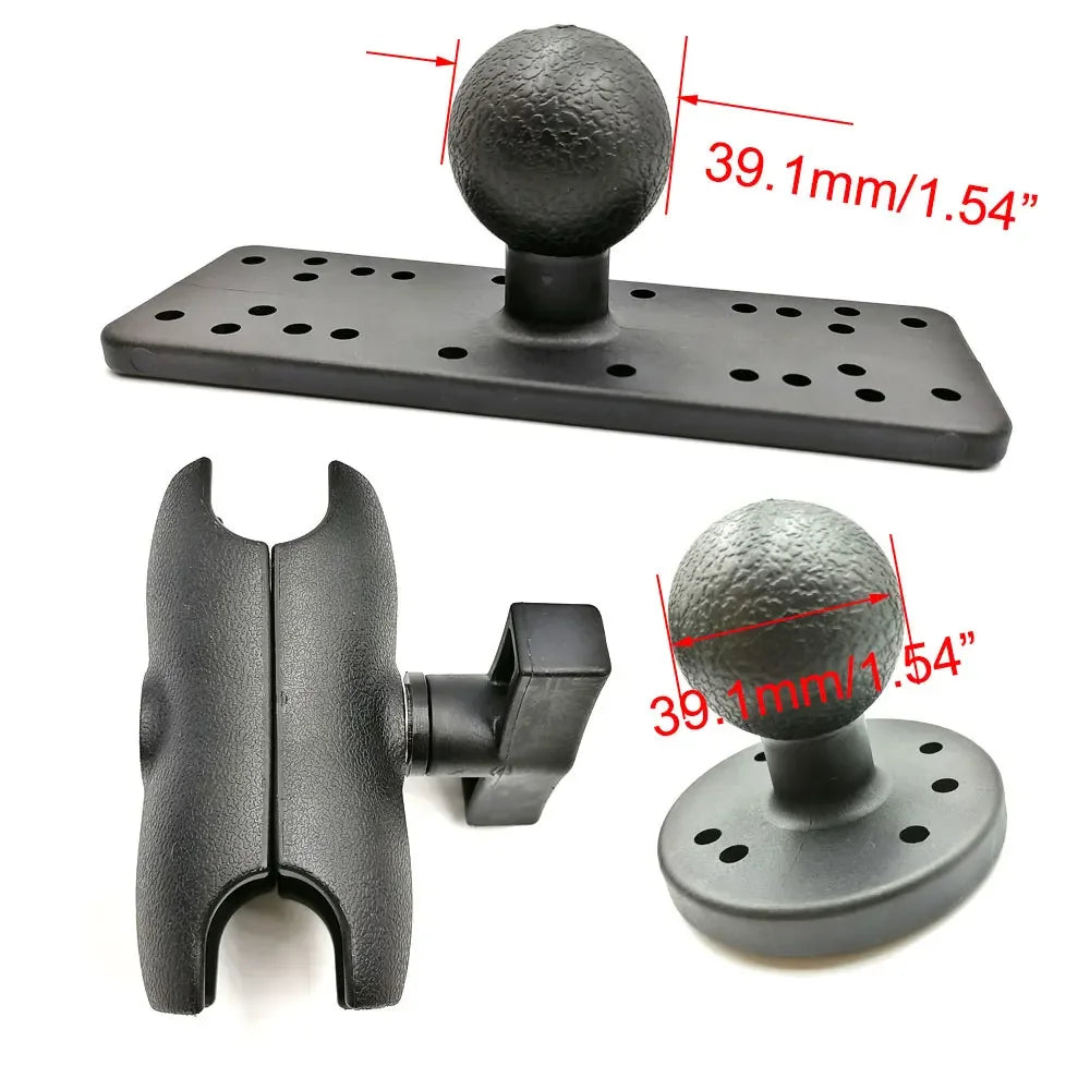 360 Degree Swivel Universal Marine Kayak Electronic Fish Finder Mount Fishfinder GPS Plate Rotating Boat GPSMAP Supporter Oasis Select