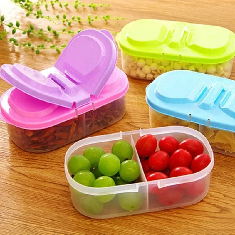 1PC Healthy Plastic Food Container Portable Lunch Box Capacity Camping Picnic Food Fruit Container Storage Box for Kids Dinnerw Oasis Select