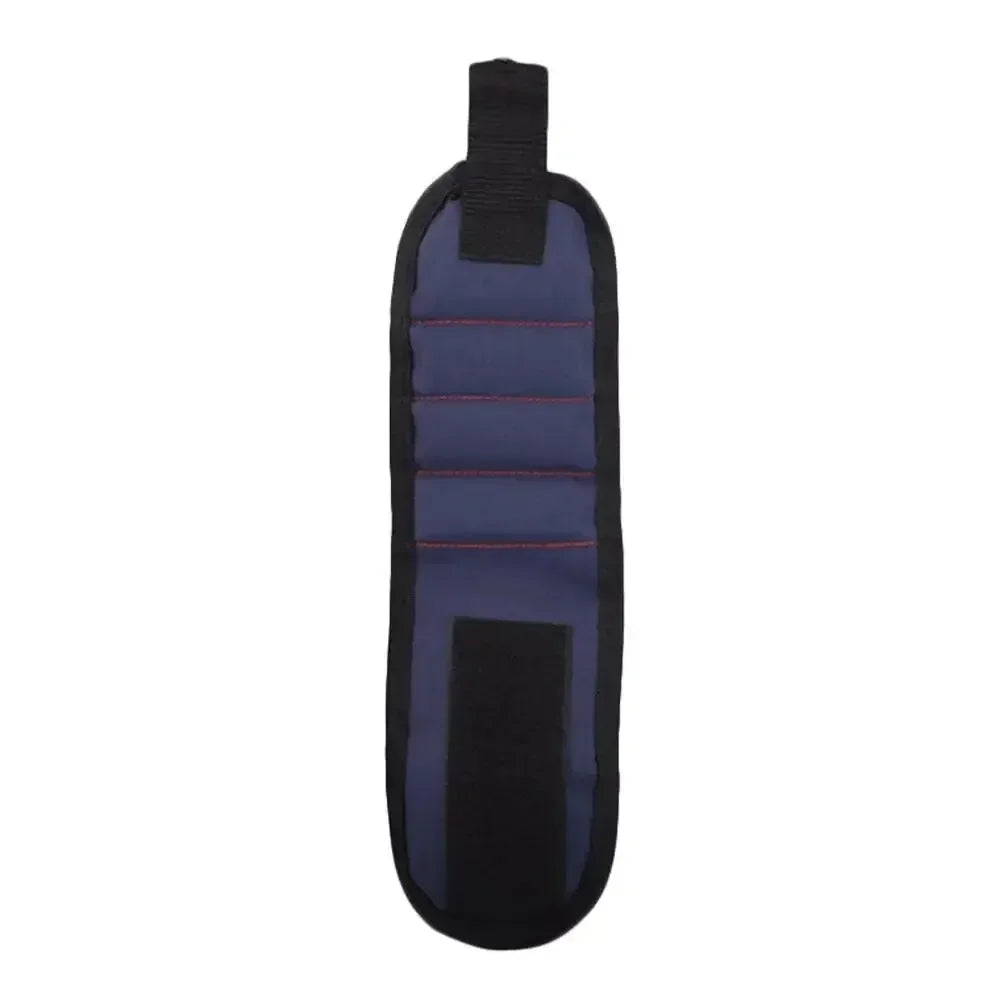 Strong Magnetic Wristband Portable Tool Bag Electrician Adjustable Wrist Belt for Holding Screws Nails Drilling Bits Bolts Oasis Select Blue