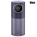 Foam Soap Dispenser Automatic USB Rechargeable 320ml Liquid Soap Dispensers Digital Display Foam Hand Sanitizer Machine For Home Oasis Select Blue