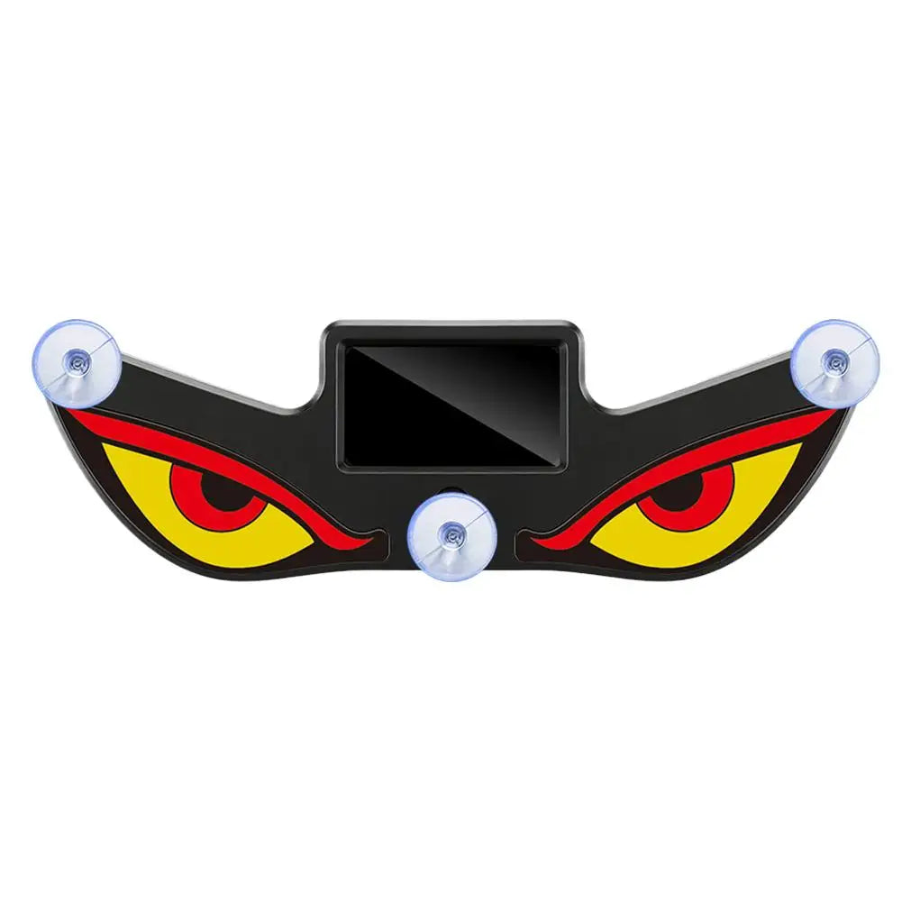 Cool Demon's Eye Car LED Light Solar Powered Blinking Moving Eyes Car Decoration Lamp Rear Windshield Atmosphere Light Oasis Select 04