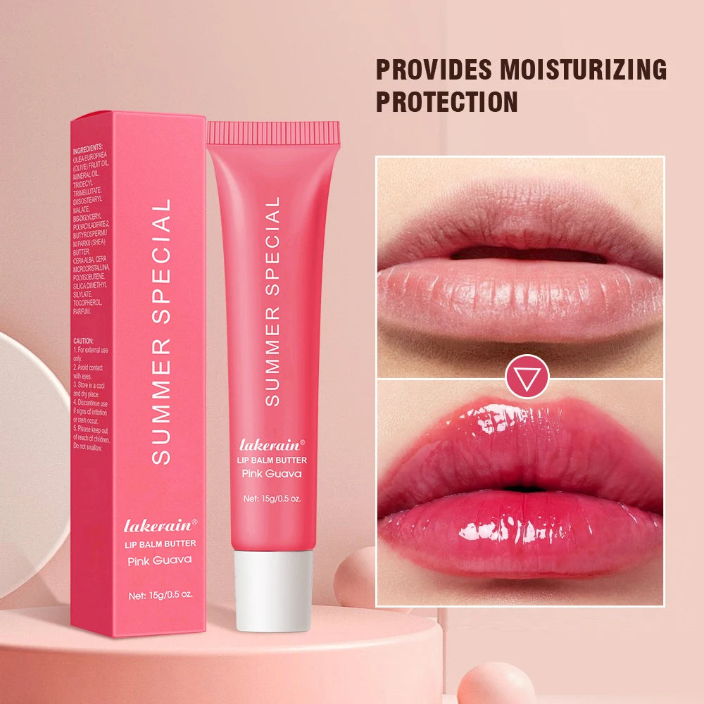 Summer Lip Balm Moisturizing Mirror Lip Gloss Lip Vanilla Mint Iced Coffee Cake Smell Lipstick Transparent Lip Oil Makeup Oasis Select