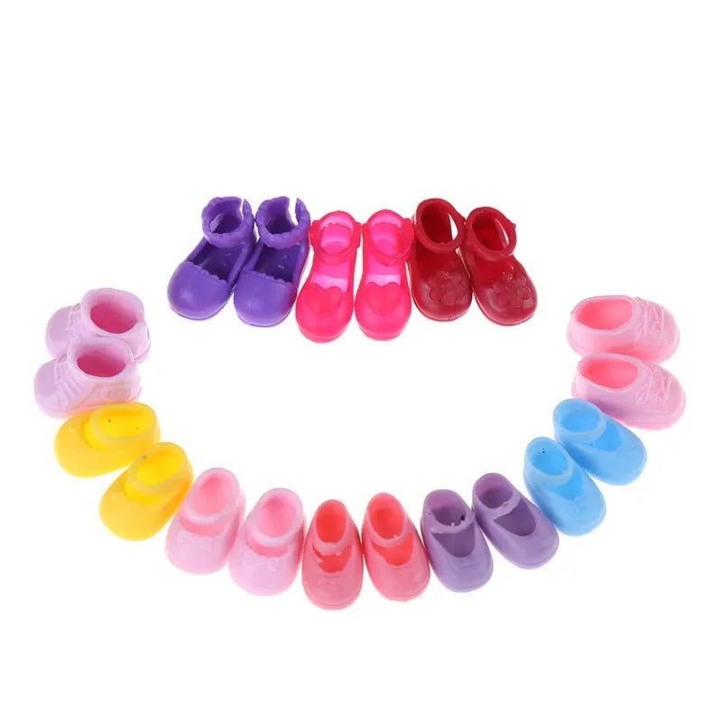 5Pairs Fashion Shoes Boots For Sister Doll Kids Gift Hot Oasis Select