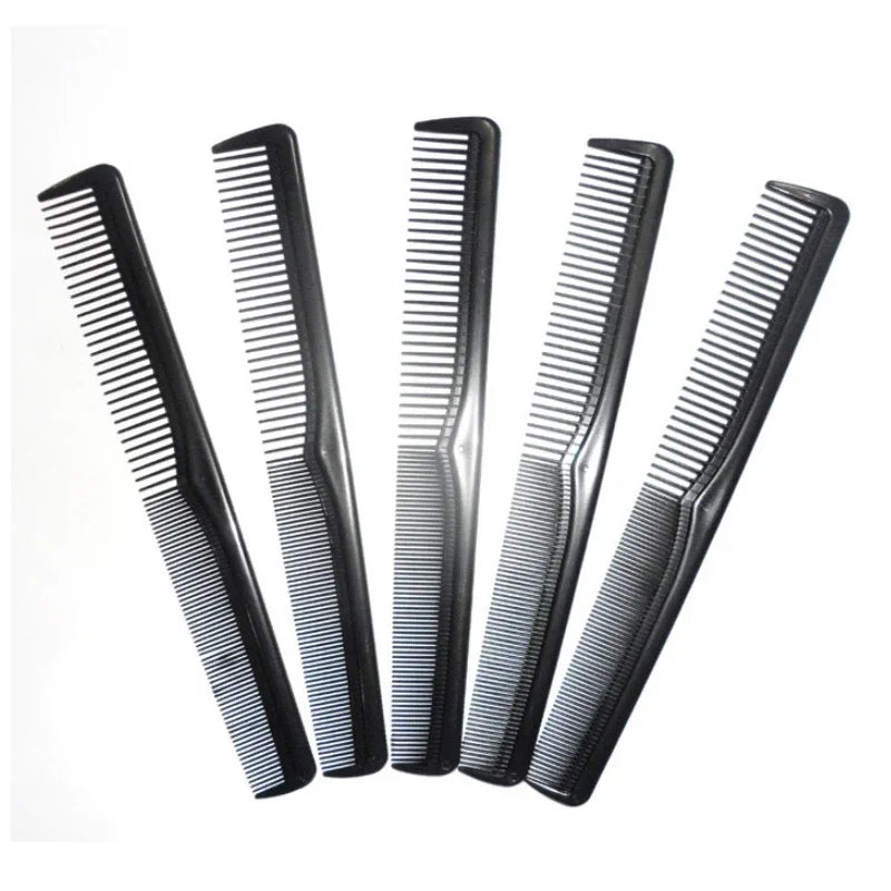 5-Piece Carbon Fiber Salon Comb Set – Anti-Static & Heat Resistant