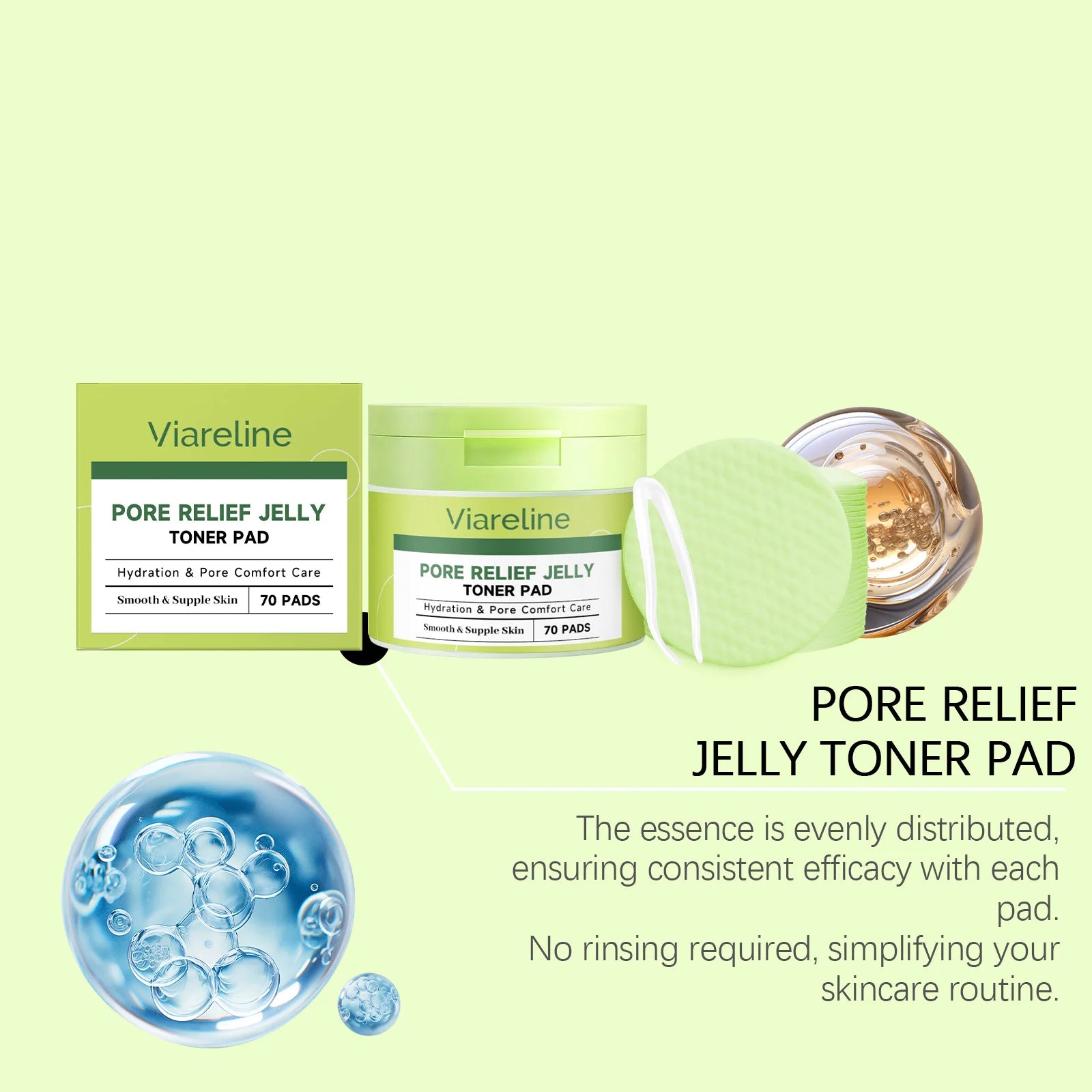 Moisturizing Calming Toner Pads Deep Hydrating Moisture Sooth Calming Improve Dry Roughness Skin Hydrating Soothing Facial Pads Oasis Select