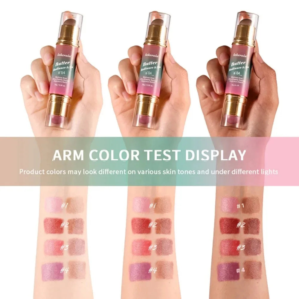 Lakerain 2-in-1 Contour Stick – Cream Blush & Highlighter
