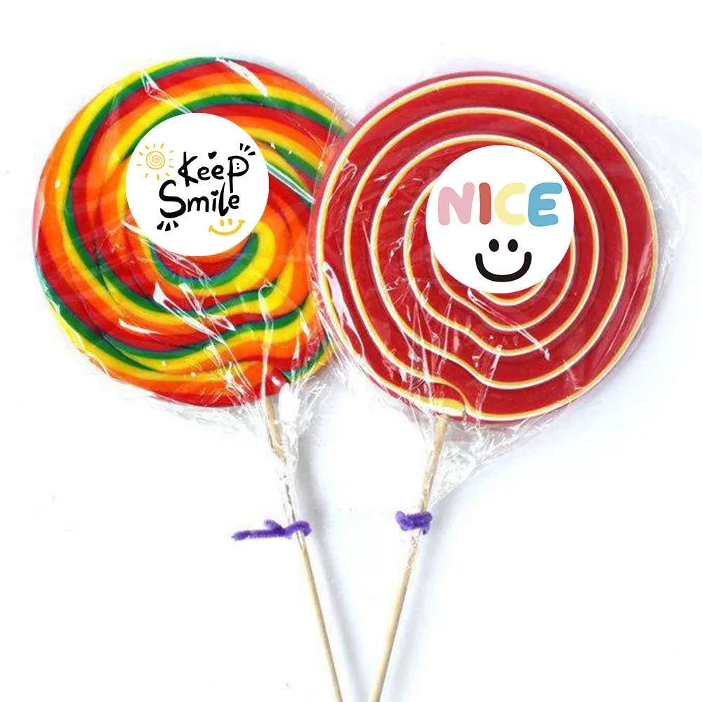 500pcs smile stickers, 1 inch cute cartoon stickers, Valentine's Day sealed stickers, holiday gifts, award charts, wedding Oasis Select