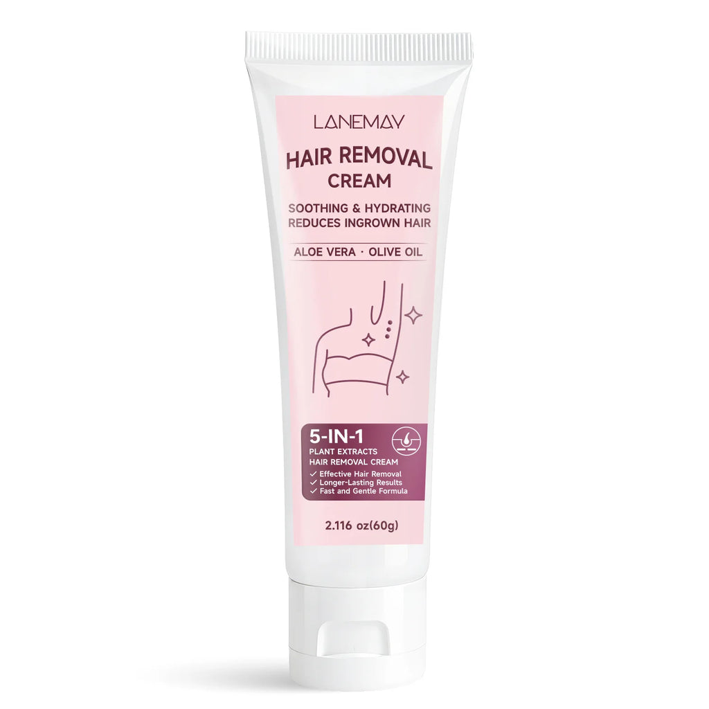 5-in-1 Hair Removal Cream – Aloe Vera & Olive Oil | 60g